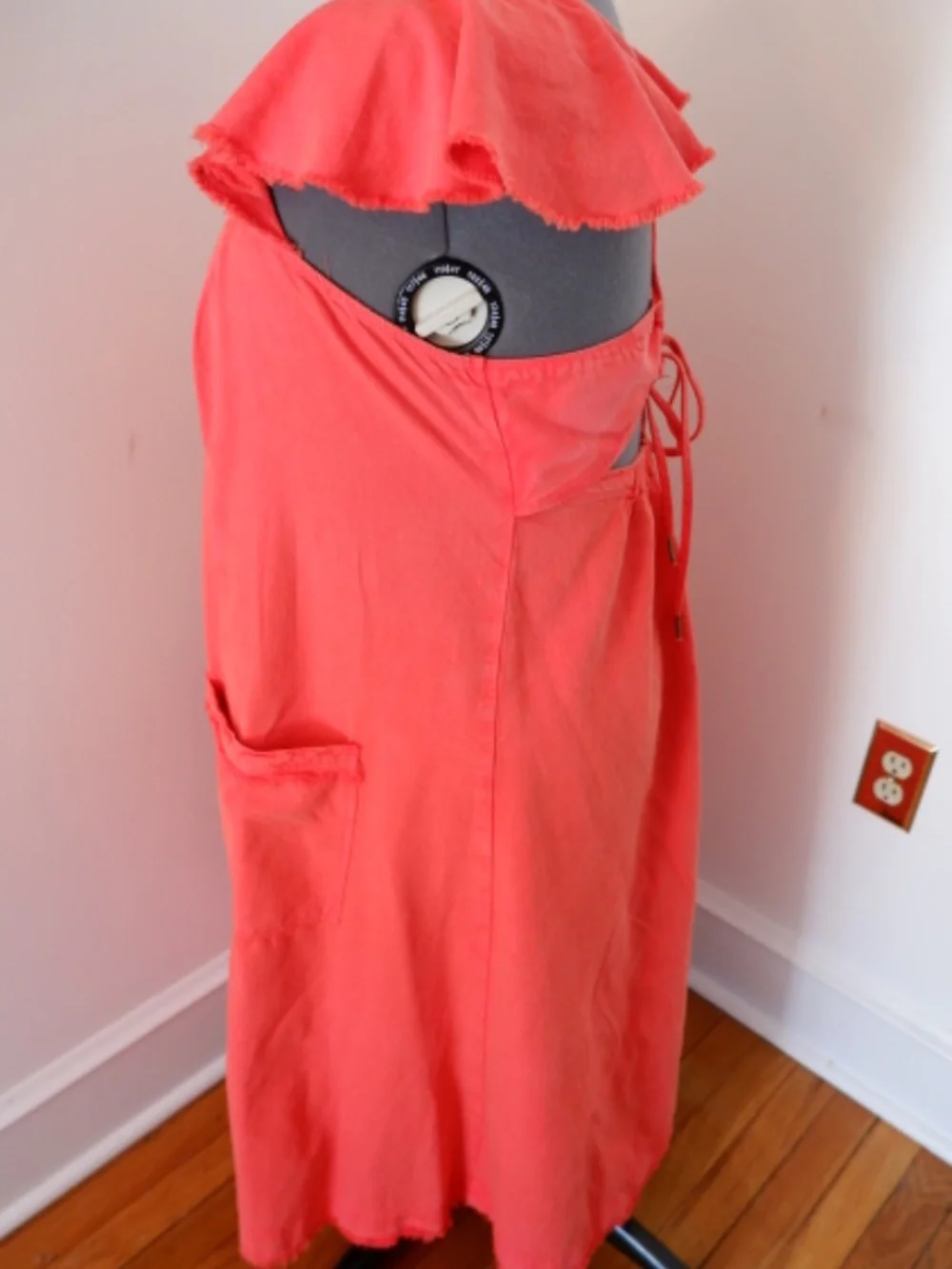 Plus Size Anthropologie Pilcro Flutter Sleeve Midi Dress - Picture 3 of 6